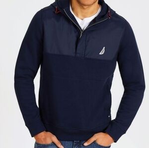 Nautica Colorblock Tech-Fleece Hoodie, XL